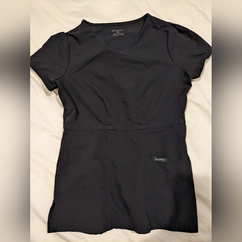 Jaanuu black scrubs set XS